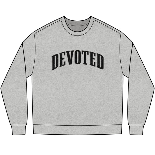 Devoted Gray Long Sleeve Tee