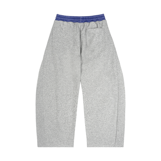 The Blank Plaid Waistband Sweats