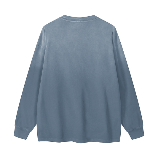 The Blank Gradient Washed Long Sleeve T-Shirt