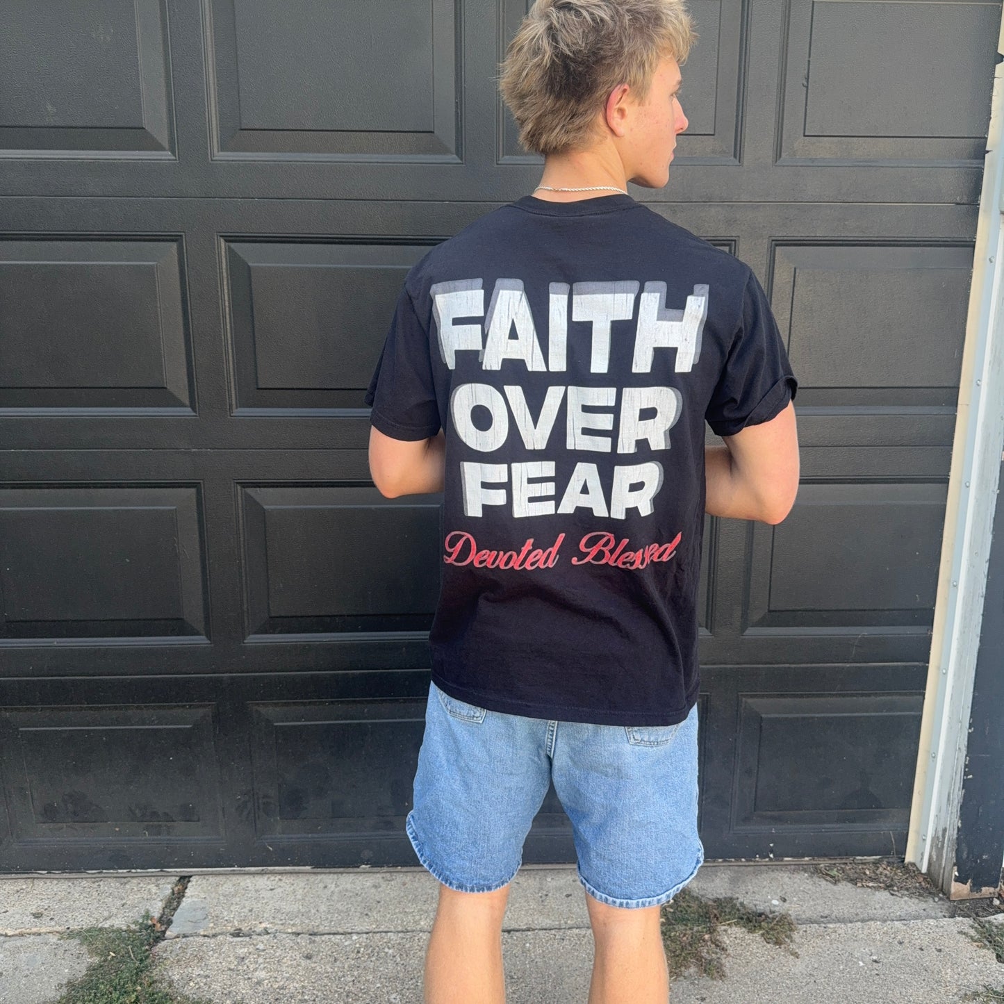 Devoted Faith Over Fear Tee