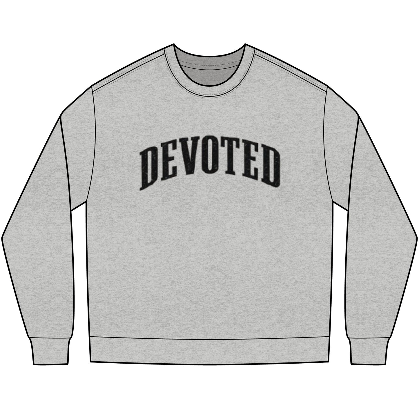 Devoted Gray Long Sleeve Tee