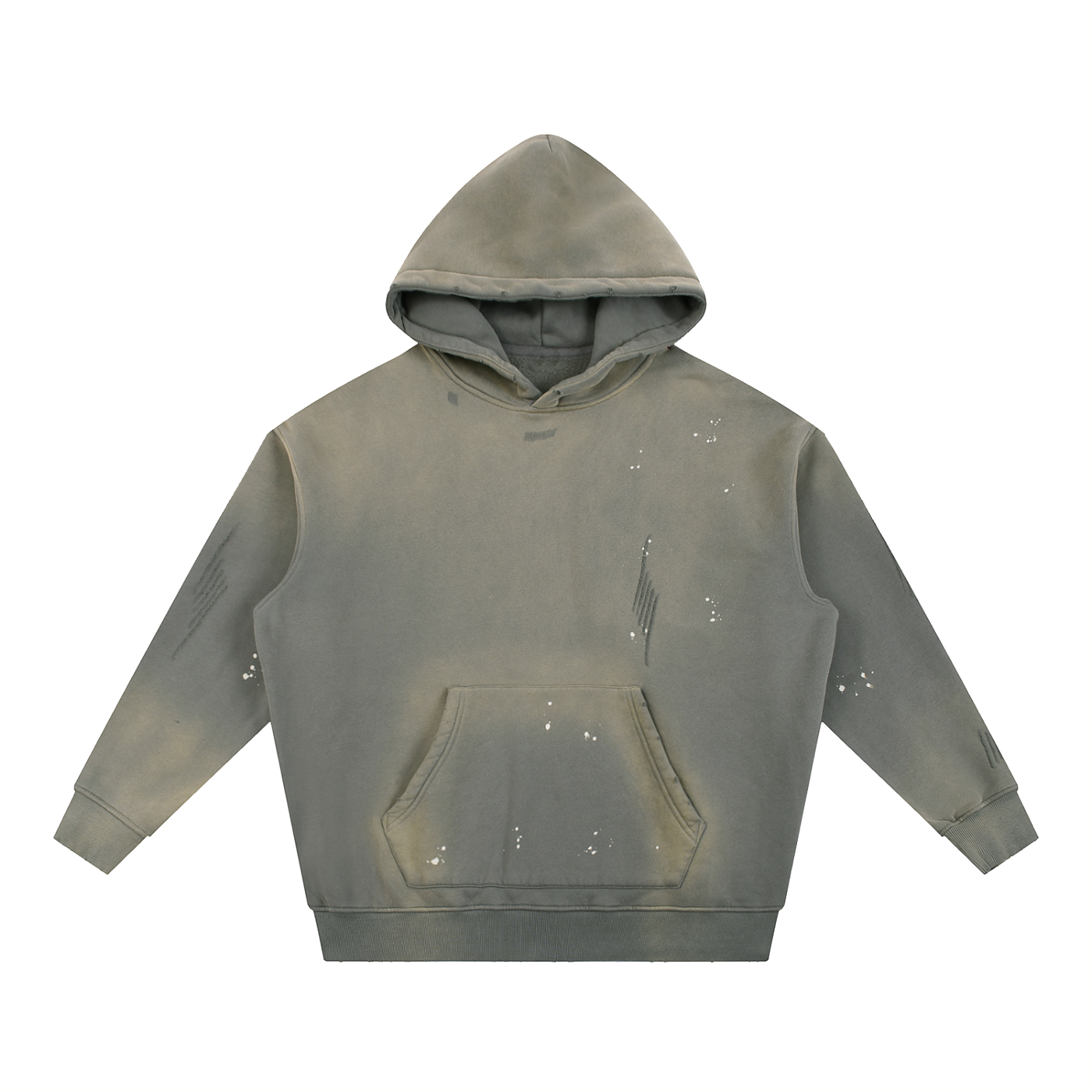 The Blank Vintage Wash Frayed Fleece Hoodie
