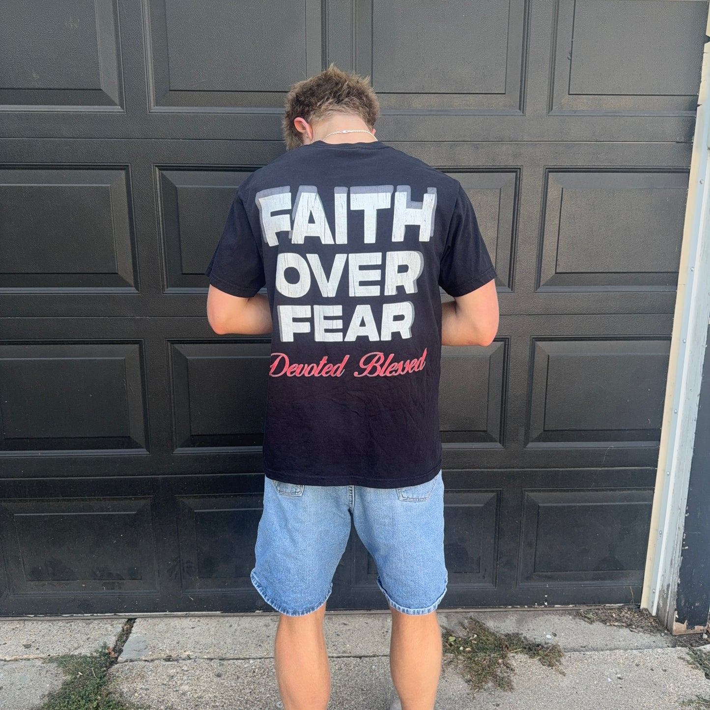 Devoted Faith Over Fear Tee