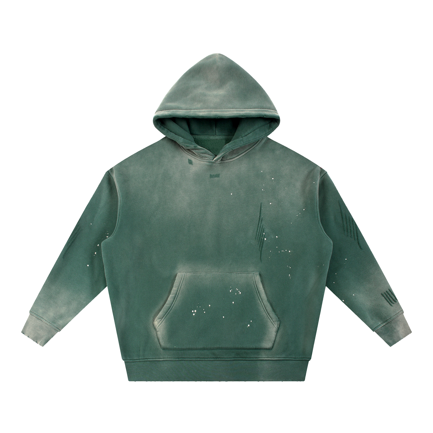 The Blank Vintage Wash Frayed Fleece Hoodie